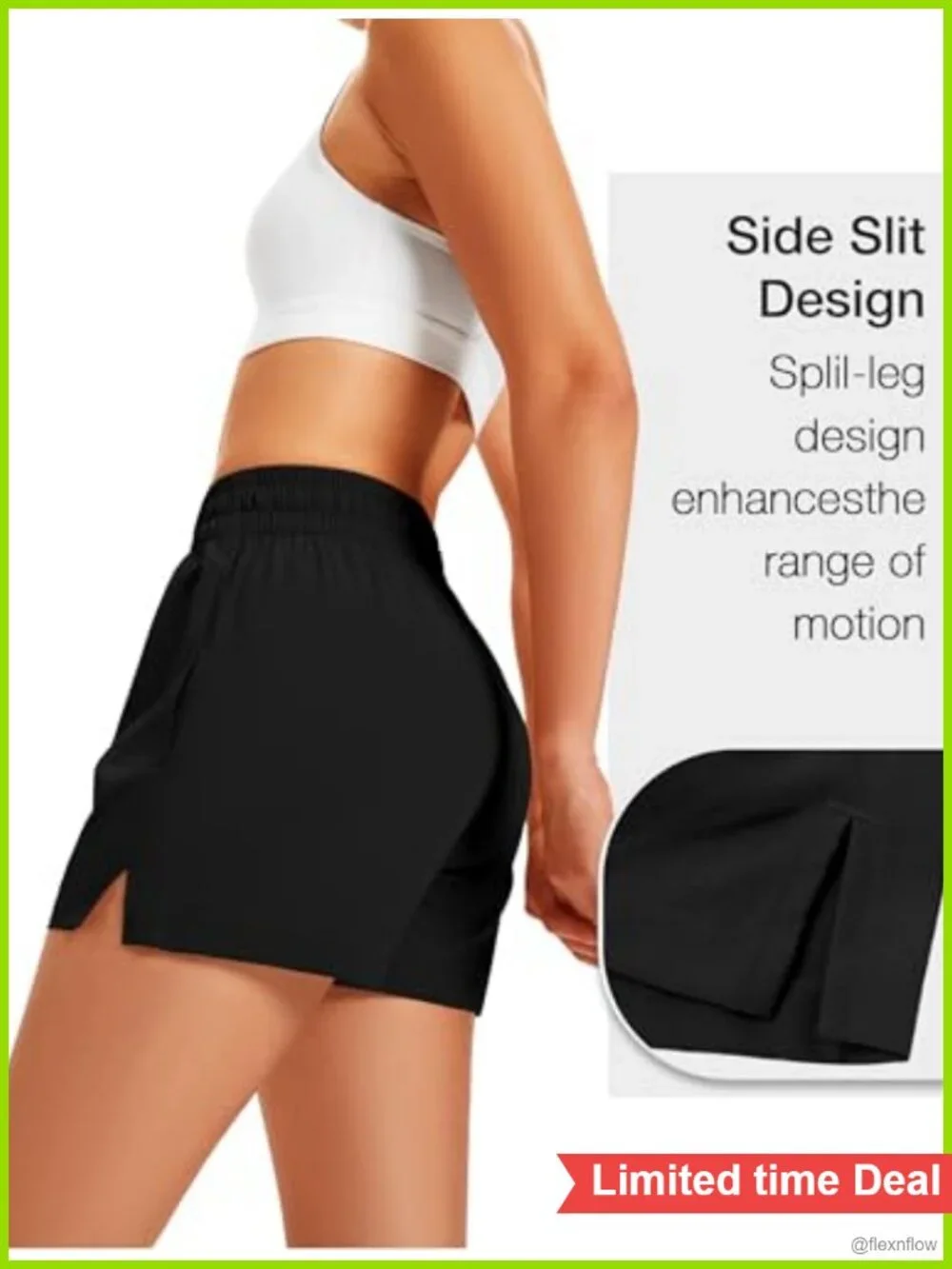 4 Pack Women's Athletic Running Shorts 3